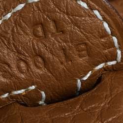 Pre Owned Hermes Gold Taurillon Clemence Leather Evelyne TPM Bag