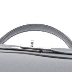 Hermes Grey Togo Leather Palladium Hardware Kelly Retourne 32 Bag 