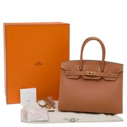 Hermes Gold Madame Leather Gold Plated Birkin 30 Bag