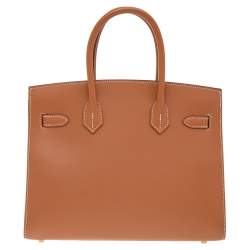 Hermes Gold Madame Leather Gold Plated Birkin 30 Bag