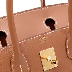 Hermes Gold Madame Leather Gold Plated Birkin 30 Bag