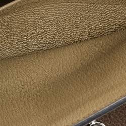 Hermes Taupe Mousse Clemence Leather Palladium Finished Birkin 30 Bag