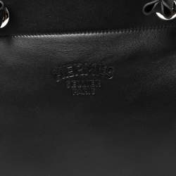 Pre Owned Hermes Black Milo and Swift Leather Aline Mini Bag