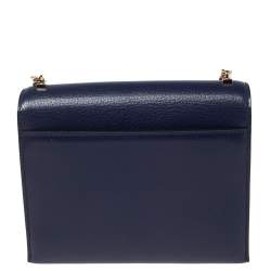 Pre Owned Hermes Encre Chevre Leather Mini Verrou Chaine Bag