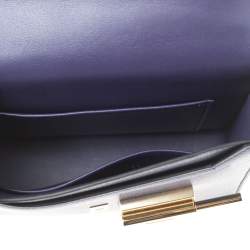 Pre Owned Hermes Encre Chevre Leather Mini Verrou Chaine Bag