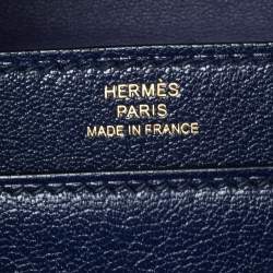 Pre Owned Hermes Encre Chevre Leather Mini Verrou Chaine Bag