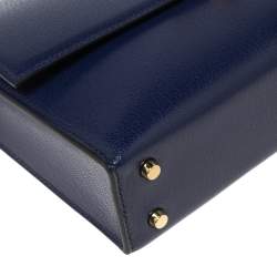 Pre Owned Hermes Encre Chevre Leather Mini Verrou Chaine Bag