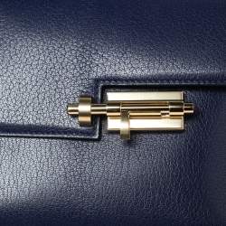 Pre Owned Hermes Encre Chevre Leather Mini Verrou Chaine Bag