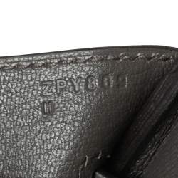 Hermès Gris Etain Togo Leather Rose Gold Finished Birkin 30 Bag
