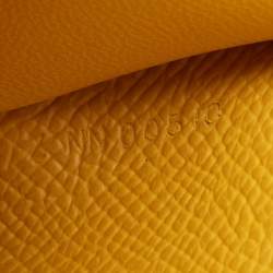 Hermes Jaune D'Ambre Epsom Leather Kelly To Go Wallet
