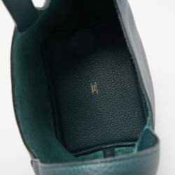 Pre Owned Hermes Vert Cypress Taurillon Clemence Leather Picotin Lock 18 Bag
