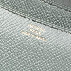 مملوكة مسبقًا Hermes Vert Amande Epsom Leather Gold Finish Constance 18 Bag