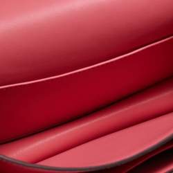 Pre Owned Hermes Rose Azalee Epsom Leather Gold Finish Constance 18 Bag