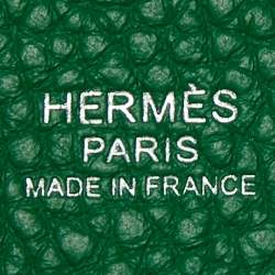 Hermes So Green Bambou Clemence Leather Picotin Lock 18 Bag