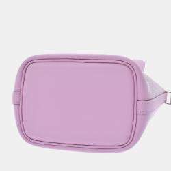 Hermes Pink Swift Leather Micro Lucky Daisy Picotin Lock Tote Bag 