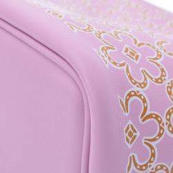 Hermes Pink Swift Leather Micro Lucky Daisy Picotin Lock Tote Bag 