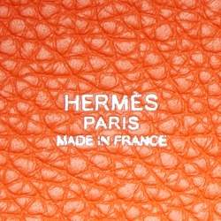 Hermes Feu Clemence Leather Picotin Lock 18 Bag