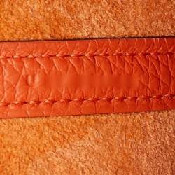 Hermes Feu Clemence Leather Picotin Lock 18 Bag