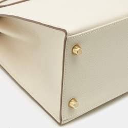 Hermes Nata Epsom Leather Gold Finish Kelly Sellier 28 Bag
