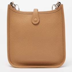 Hermes Chai Clemence Leather Evelyne TPM Bag