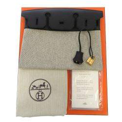 Hermes Black Togo Swift Toile Leather Gold Handware 3 n 1 Birkin 30 Bag 