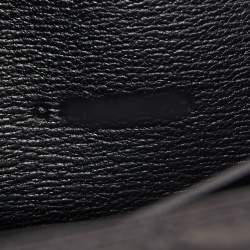 Hermes Black Matte Alligator Palladium Finish Kelly Classic Wallet