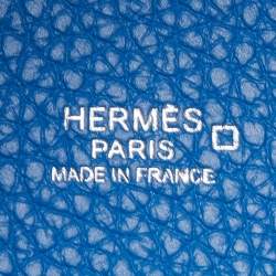 Hermes Bleu Zellige/Mykonos Matt Alligator and Clemence Leather Picotin Lock Touch Bag