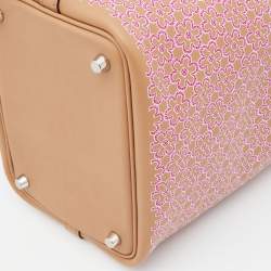 Hermes Chai/Rose Swift Leather Picotin Luck Daisy Bag