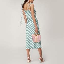 Hermes Chai/Rose Swift Leather Picotin Luck Daisy Bag