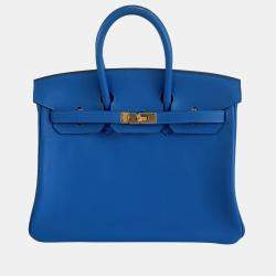 125579 Hermès Bleu De Galice Togo Kelly 32 GHW, comes w/ strap
