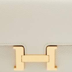 Hermes Mushroom Evercolor Leather Constance Slim Wallet