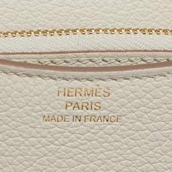 Hermes Mushroom Evercolor Leather Constance Slim Wallet