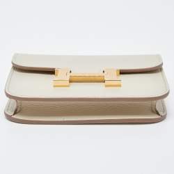 Hermes Mushroom Evercolor Leather Constance Slim Wallet