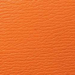 Hermès Orange Chèvre Mysore Leather Palladium Finish Geta Sangle Bag