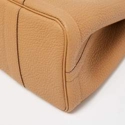 Pre Owned Hermès Biscuit Negonda Leather Garden Party 30 Bag