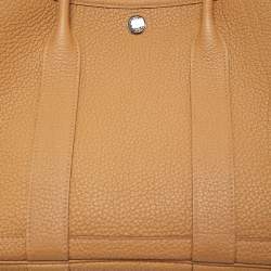 Pre Owned Hermès Biscuit Negonda Leather Garden Party 30 Bag