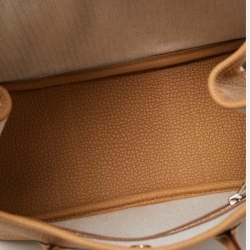 Pre Owned Hermès Biscuit Negonda Leather Garden Party 30 Bag