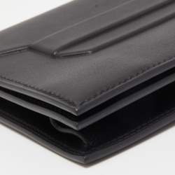 Hermes Noir Swift Leather Birkin Shadow Clutch