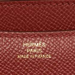 Hermès Cuivre Epsom Leather Gold Finish Constance III Mini Bag