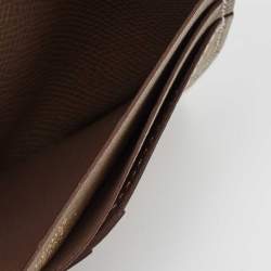 Pre Owned Hermès  Etoupe Epsom Leather Bearn Compact Wallet