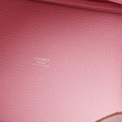 Hermes Mauve Sylvestre Taurillon Clemence Leather Picotin Lock 18 Bag