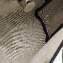 Hermes Noir/Ecru Vache Hunter and Circuit Toile H Plume Herbag Zip 31 Bag