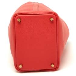 Hermès Rose Jaipur Taurillon Clemence Leather Picotin Lock 18 Bag