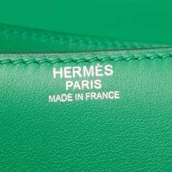 Hermès Bamboo Swift Leather Palladium Finished Constance 24 Bag