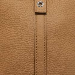 Hermes Biscuit Taurillon Clemence Leather Picotin Lock 18 Bag