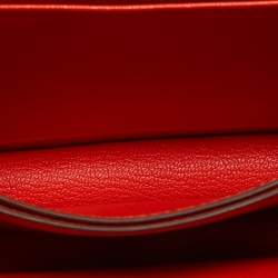 Pre Owned Hermès Capucine/Terre Battue Evercolor Leather Roulis Mini Bag