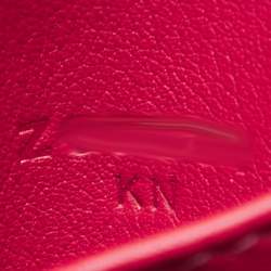 Hermès Rose Shocking Swift Leather Palladium Finish Mini Lindy Bag