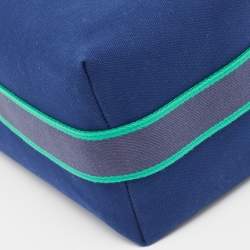 Hermès Marine Canvas Large Bride-A-Brac Case