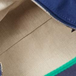 Hermès Marine Canvas Large Bride-A-Brac Case