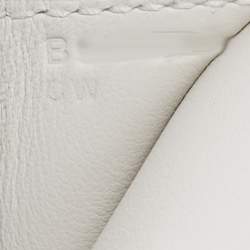 Hermès Gris Pale Swift Leather Birkin Shadow Clutch